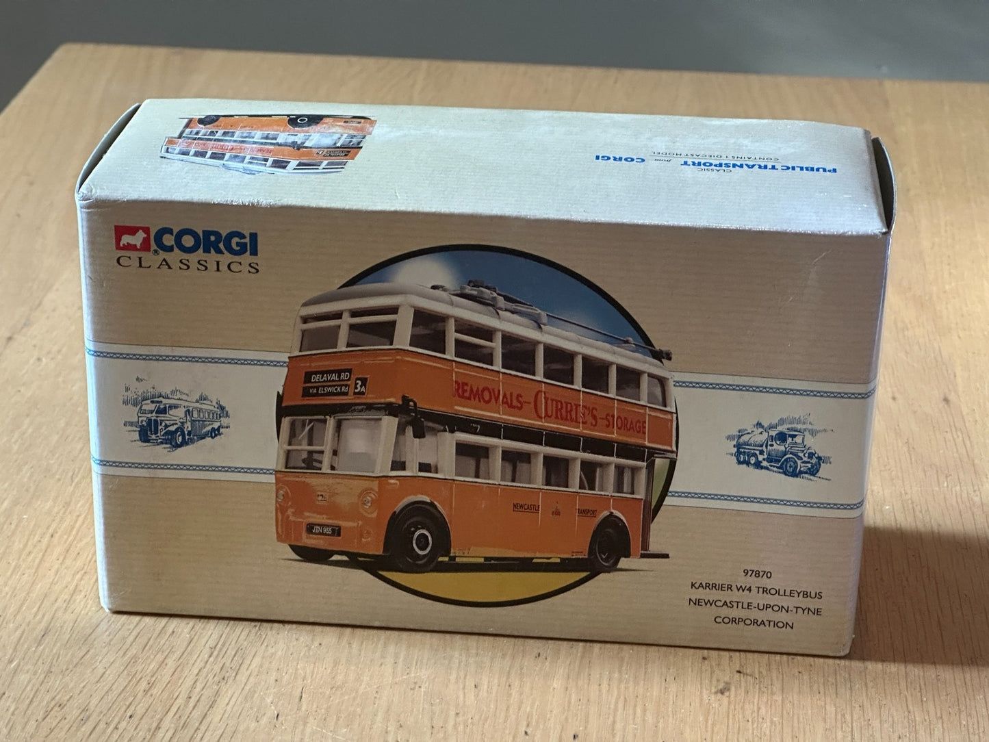 Corgi Classics 97870 1:76 Karrier W4 Trolleybus Newcastle-Upon-Tyne Corporation