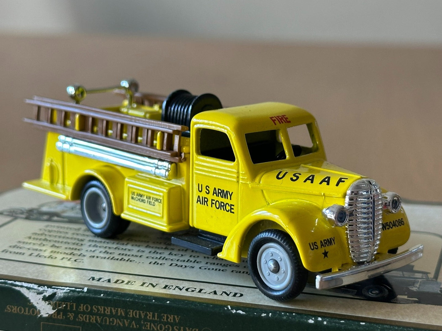 Days Gone Diecast 1939 Ford Fire Engine - USAAF Fire Service