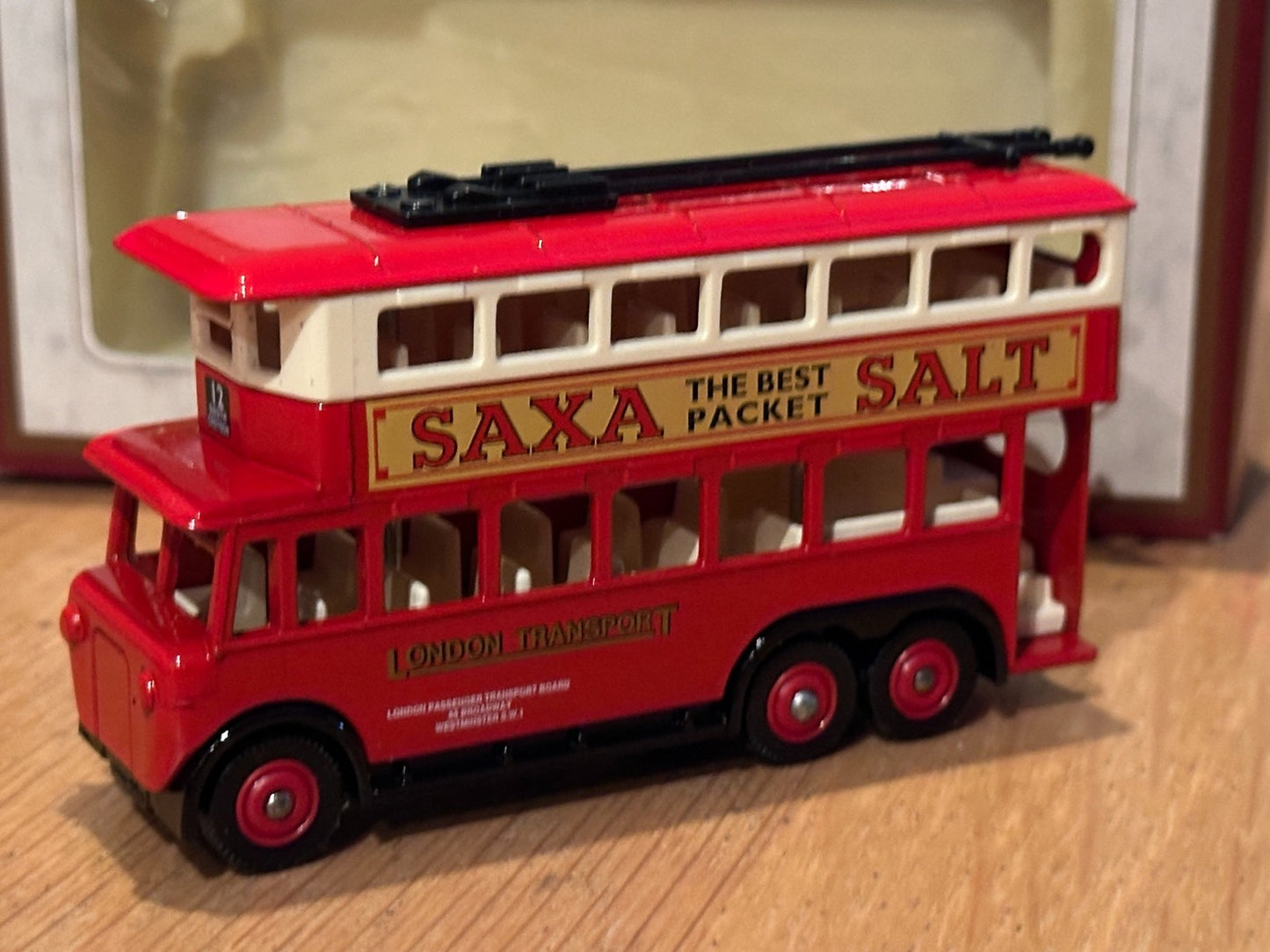 Days Gone Premier - 41006 Saxa Salt 1928 Karrier E6 Trolley Bus