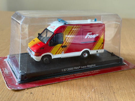 Del Prado Fire Engines Of The World - 2005 FRAP Iveco Magirus - Damaged Box