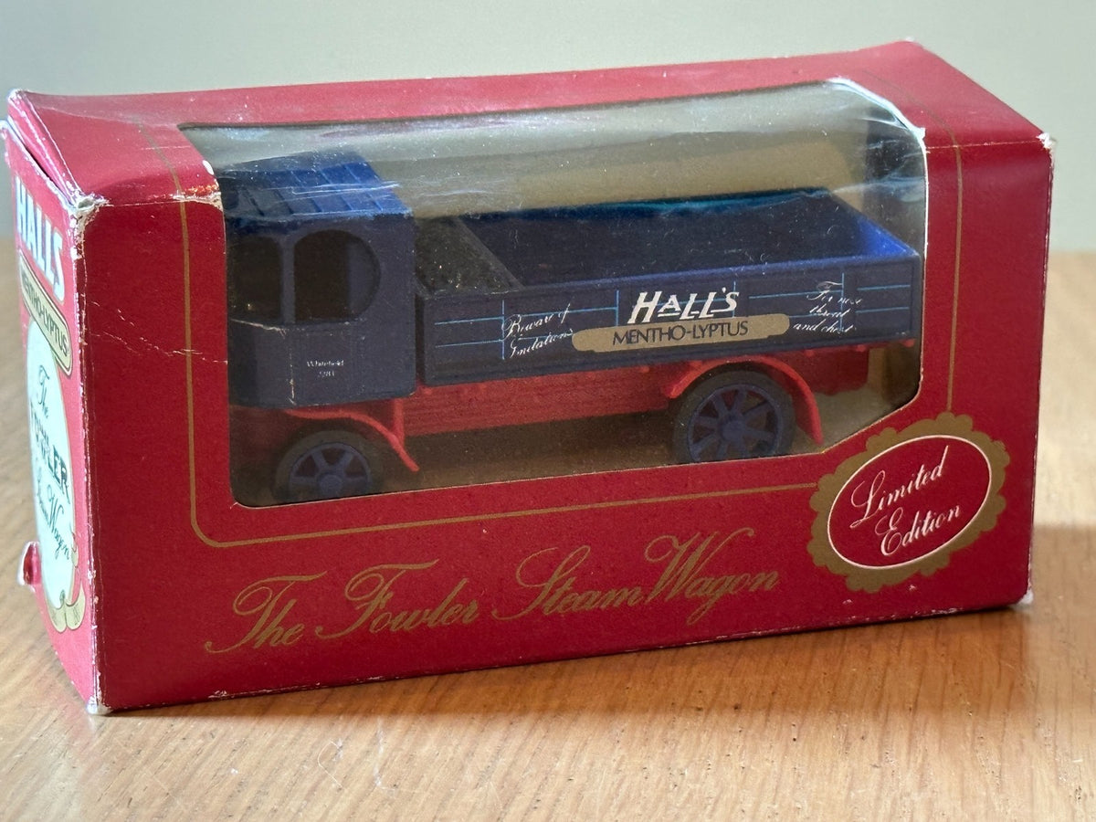 Halls Mentho-Lyptus The Fowler Steam Wagon Diecast Model - Limited Edition
