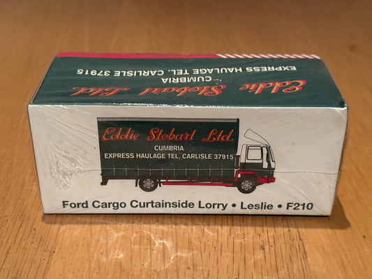 Atlas Editions OO Gauge Eddie Stobart - Ford Cargo F210 Curtainside  Leslie BNIB