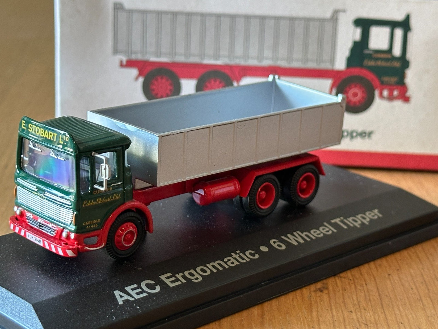 Atlas Editions OO Gauge Eddie Stobart - AEC Ergomatic 6 Wheel Tipper