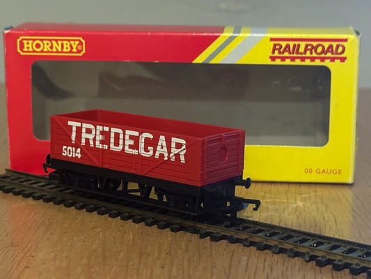 Hornby R6370 OO Gauge Tredegar LWB Open Plank Wagon 5014. Pre Owned.
