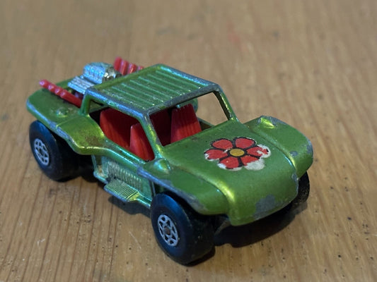 1971 Diecast Matchbox No 13 Baja Buggy Super Fast - Green. No Box.