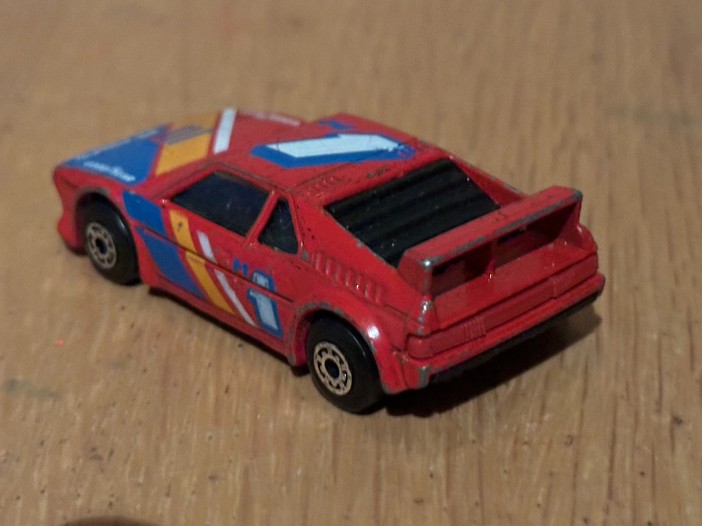 1981 Diecast Matchbox Lesney MB52 BMW M1 Red M-Power Livery. No Box.