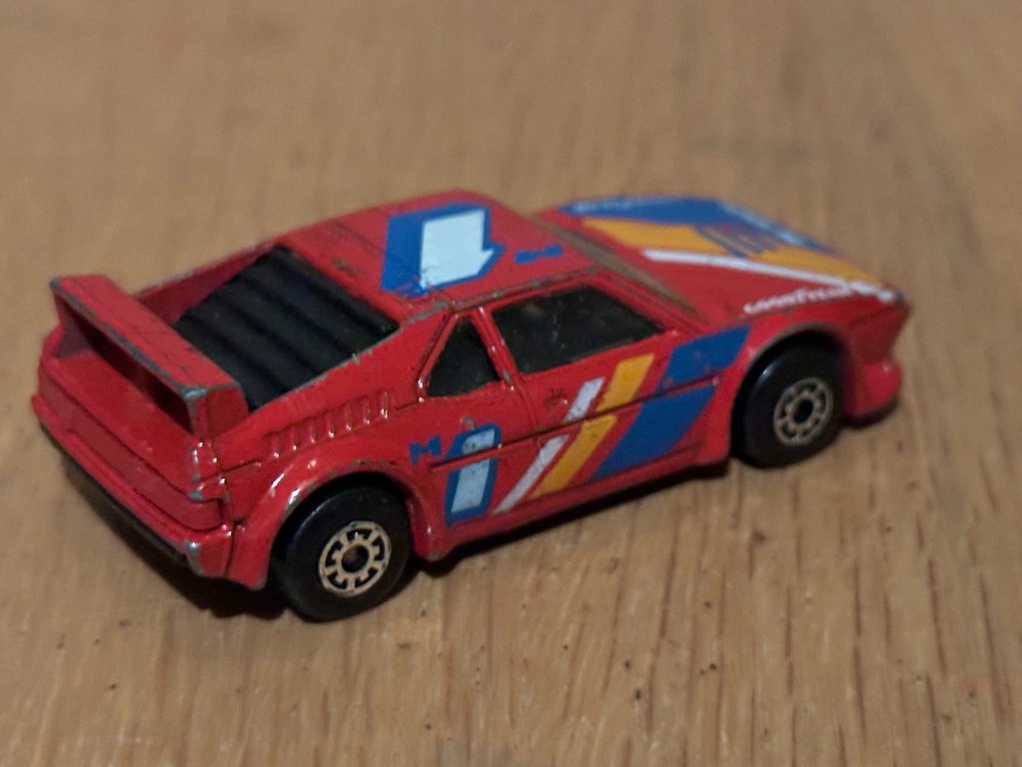 1981 Diecast Matchbox Lesney MB52 BMW M1 Red M-Power Livery. No Box.