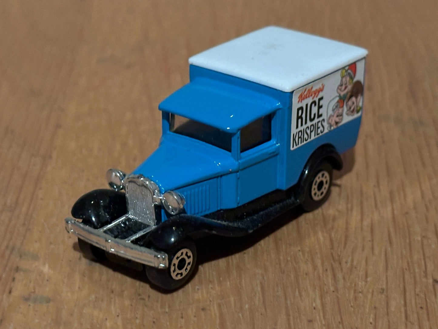 1979 Diecast Matchbox Model A Ford Van. Kellogg’s Rice Krispies. No Box.