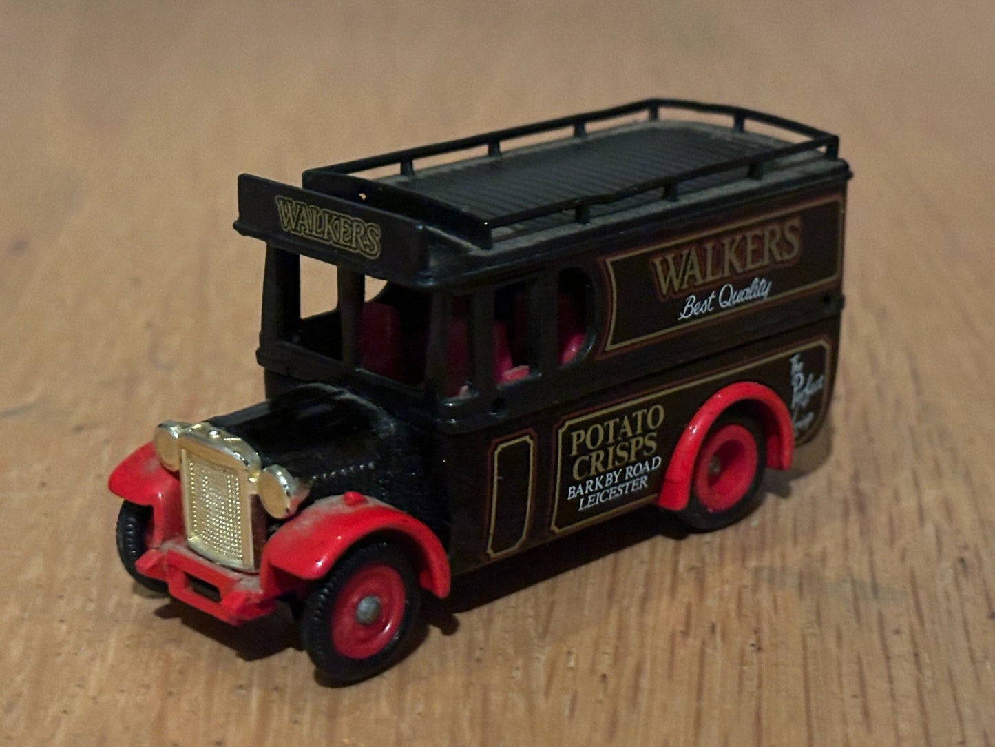 1980s Diecast Lledo Chevrolet Van - Walkers Crisps No Box.