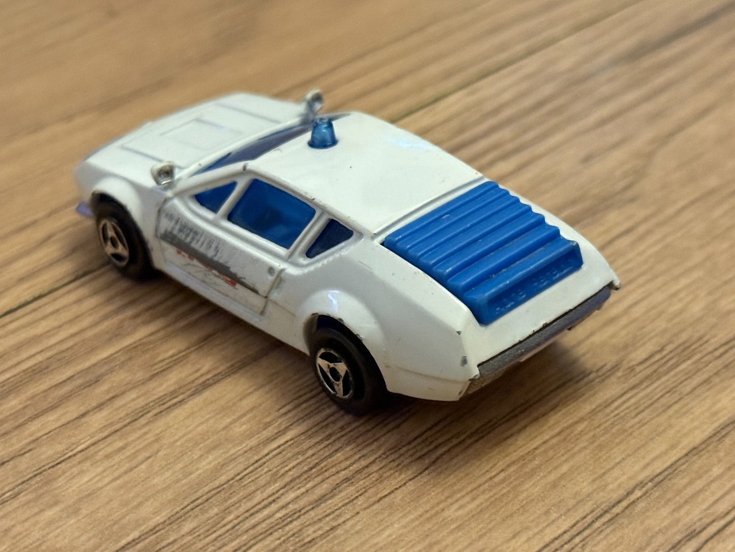 Diecast Majorette No. 219 Alpine A310 - Playworn (Missing SOS Stickers)