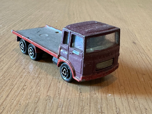 Diecast Majorette Renault Saviem. Possibly repainted.