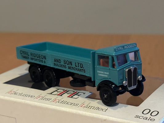 EFE OO Gauge AEC Mammoth 6-wheel Dropside Cyril Ridgeon 10302. Boxed.