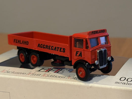EFE OO Gauge AEC Mammoth 6-wheel Dropside Fenland Aggregates 10301. Boxed.