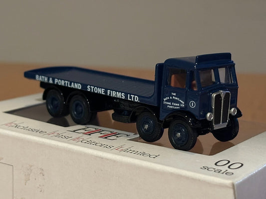 EFE OO Gauge AEC Mammoth 8-wheel Bath & Portland Flatbed 10401. Boxed.