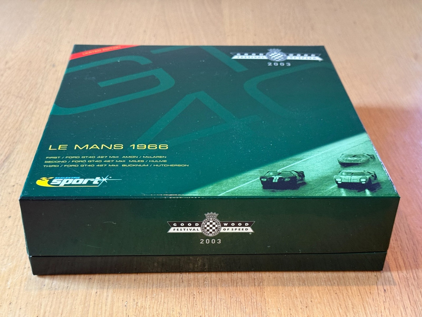 Scalexctric C2529A Goodwood Festival Of Speed 2003 Le Mans Box Set 1966 Ltd ed.