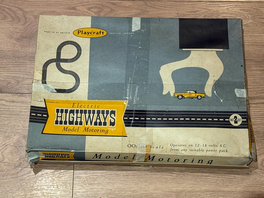 Very Rare Playcraft Highways No 2 Set - OO / HO Gauge