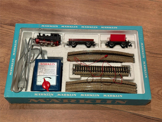 Rare HO Scale 3-Rail Marklin Freight Train Set - Tested Working