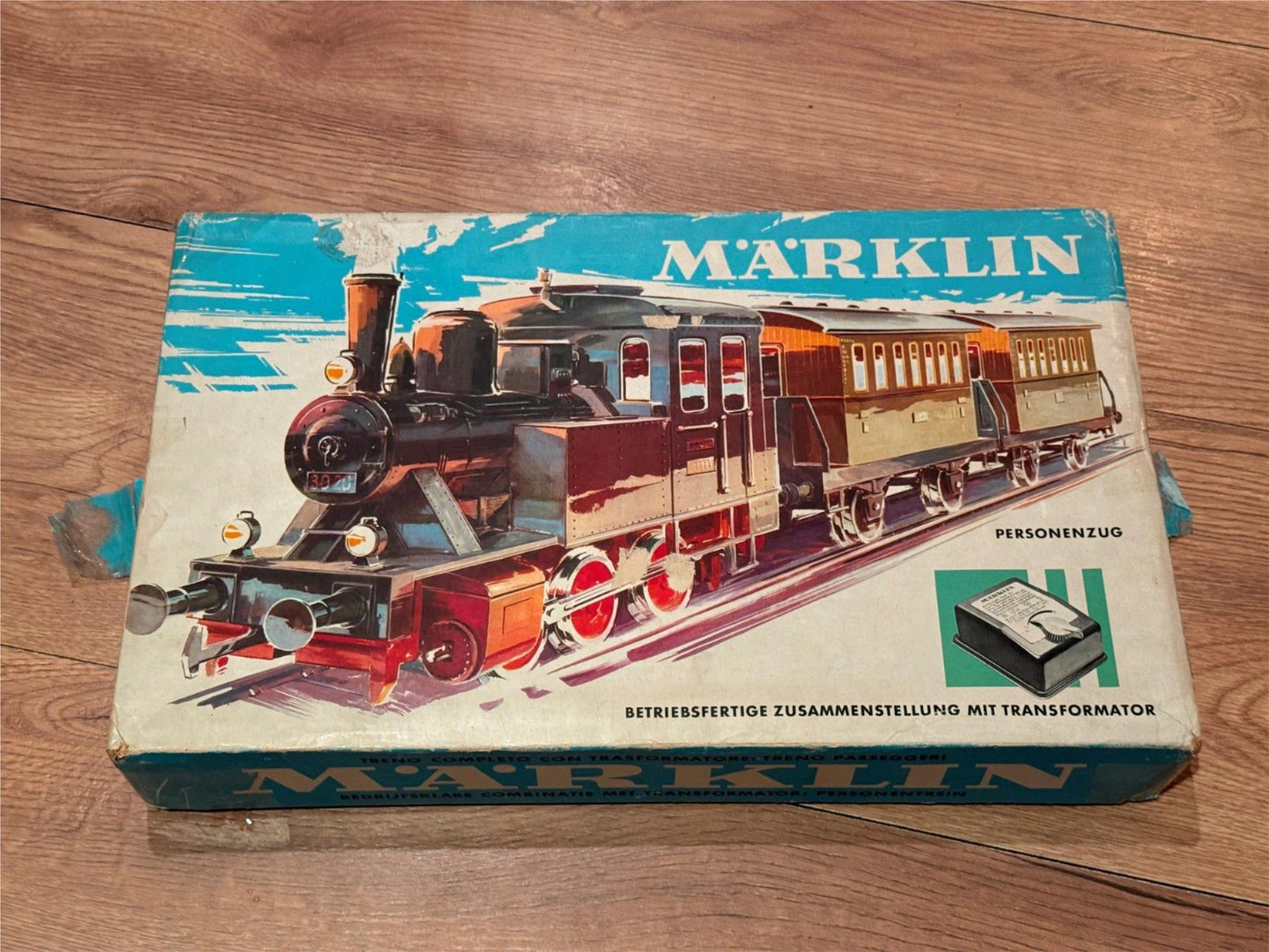 Rare HO Scale 3-Rail Marklin Freight Train Set - Tested Working