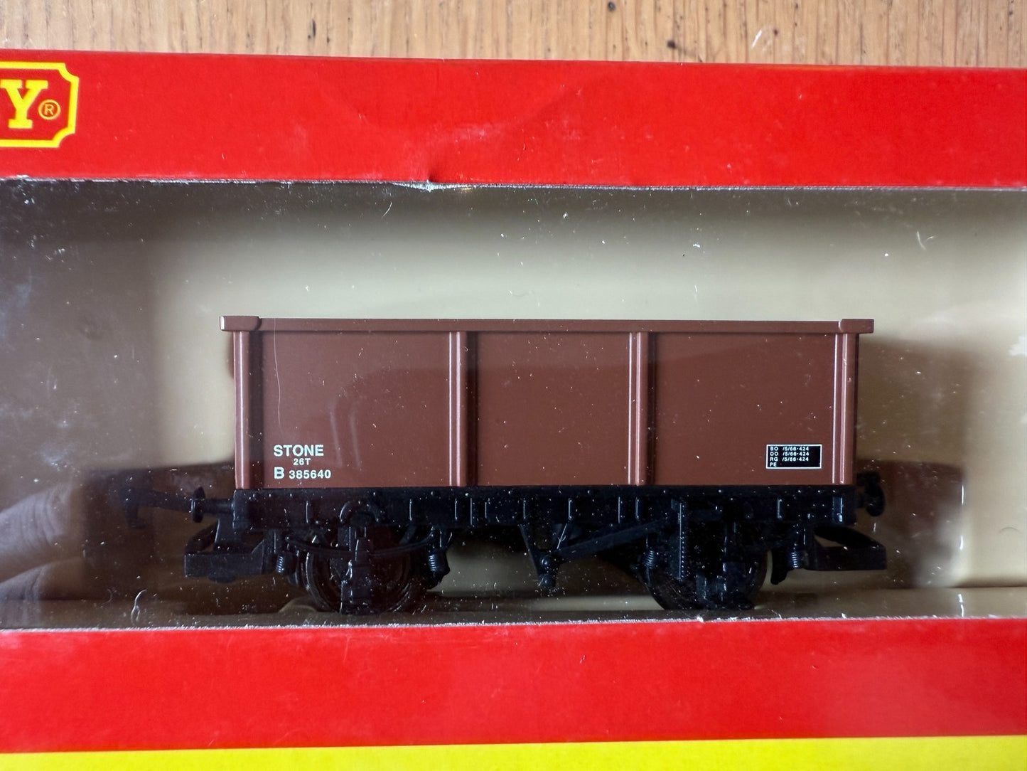 Hornby OO Gauge R6085 BR Mineral Open Wagon Stone B385640 BNIB