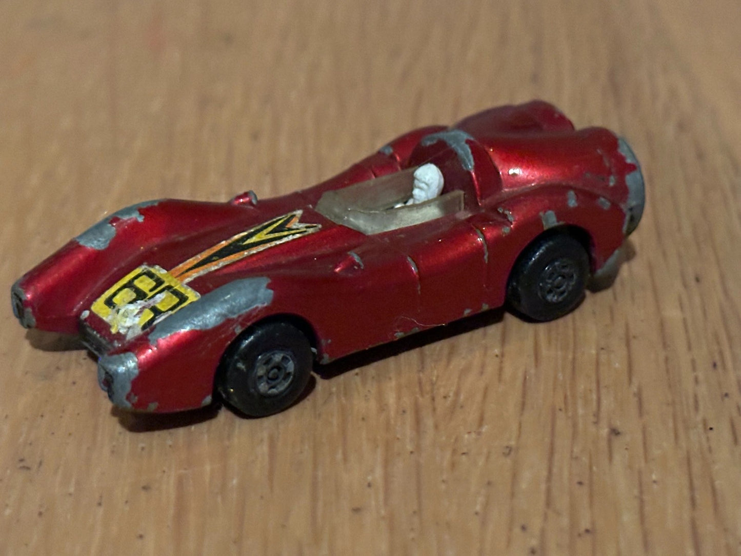 Lesney Matchbox Superfast No.69 Turbo Fury Red Jet Car. no Box.