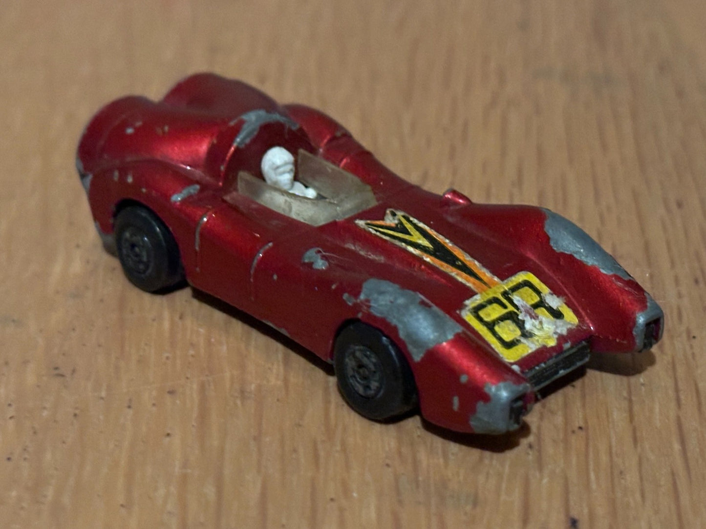 Lesney Matchbox Superfast No.69 Turbo Fury Red Jet Car. no Box.
