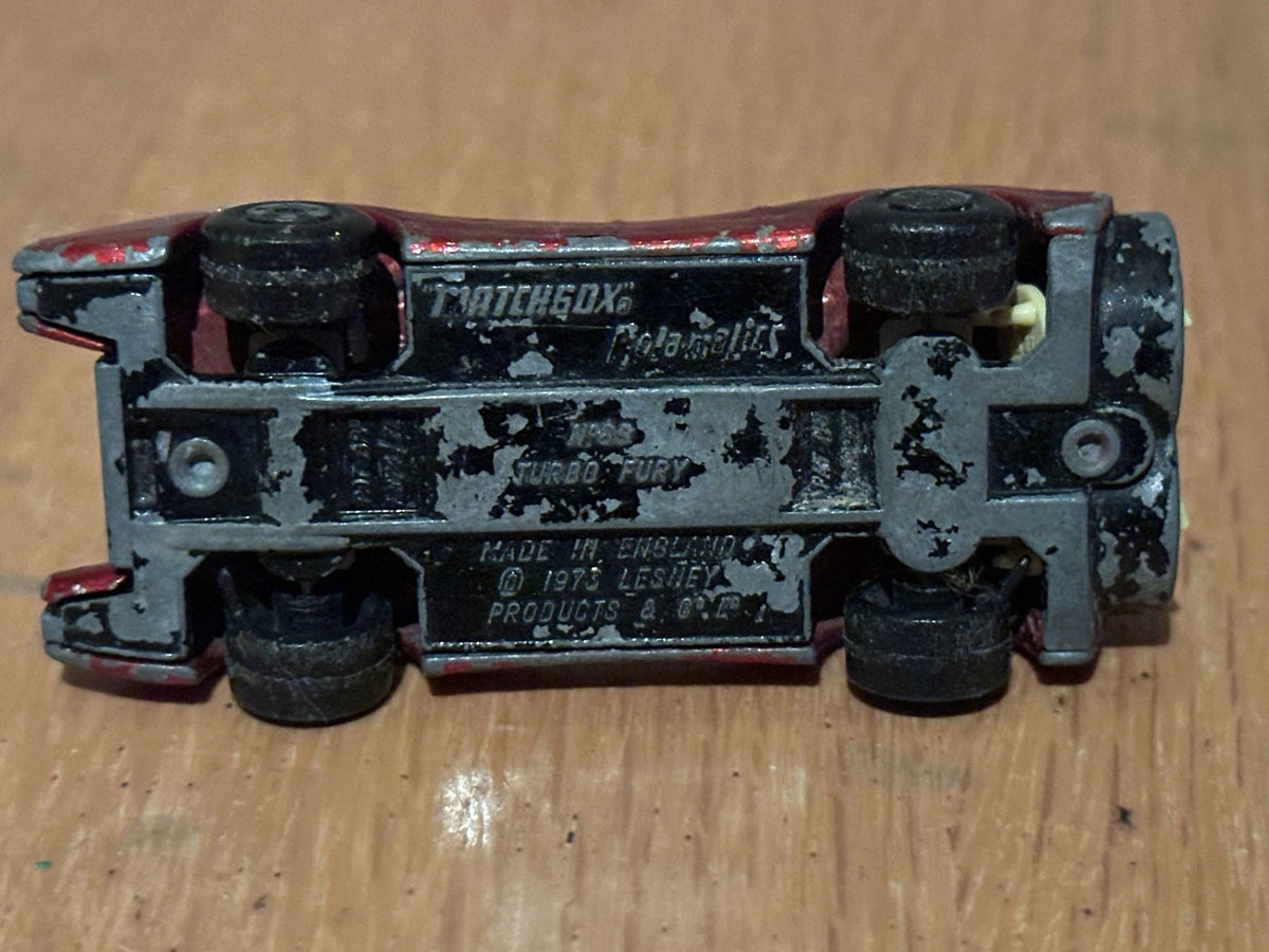 Lesney Matchbox Superfast No.69 Turbo Fury Red Jet Car. no Box.