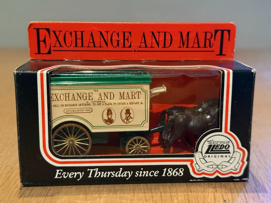 Lledo Days Gone LP11003 - Horse Drawn Removal Van, Exchange and Mart
