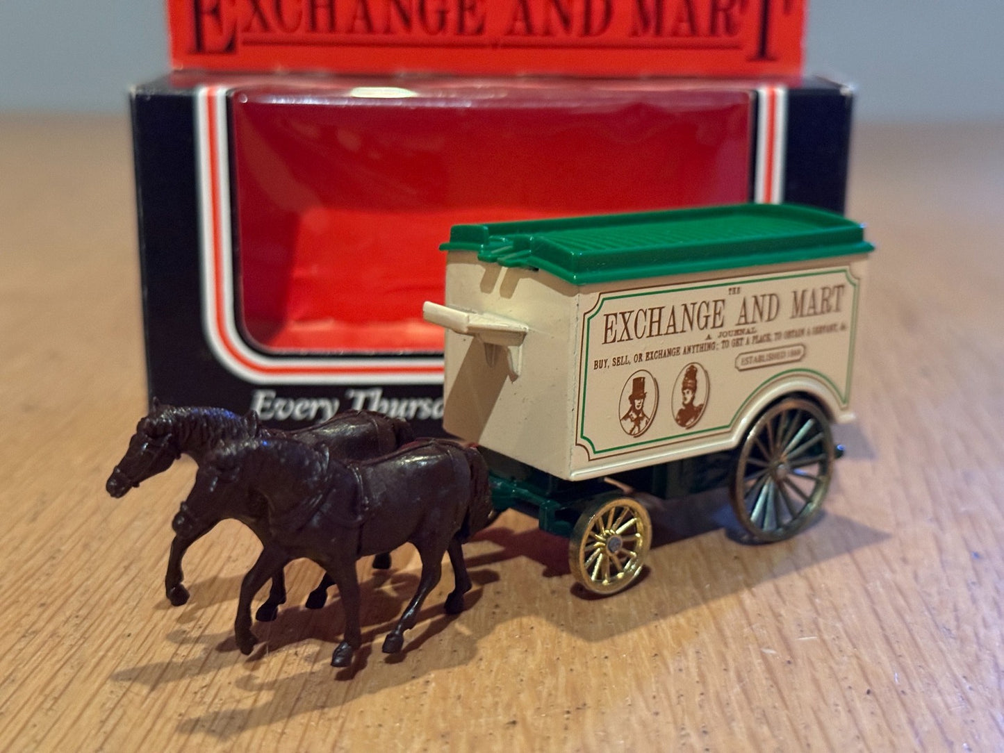 Lledo Days Gone LP11003 - Horse Drawn Removal Van, Exchange and Mart