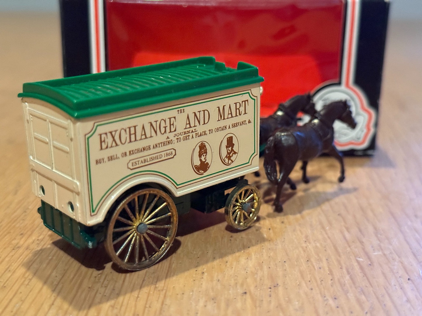 Lledo Days Gone LP11003 - Horse Drawn Removal Van, Exchange and Mart