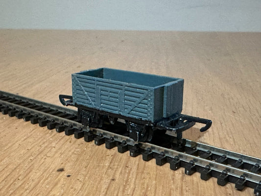 Lonestar Treble-O Lectric Gauge (N gauge track compatible) Open Plank Wagon