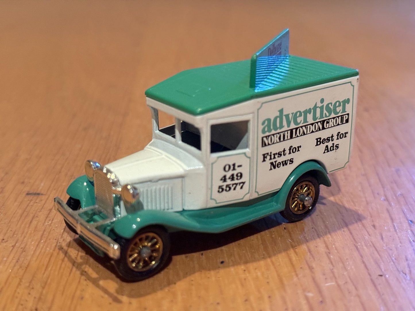 LP13073, Model A Ford Van, Advertiser North London Group, Delhome