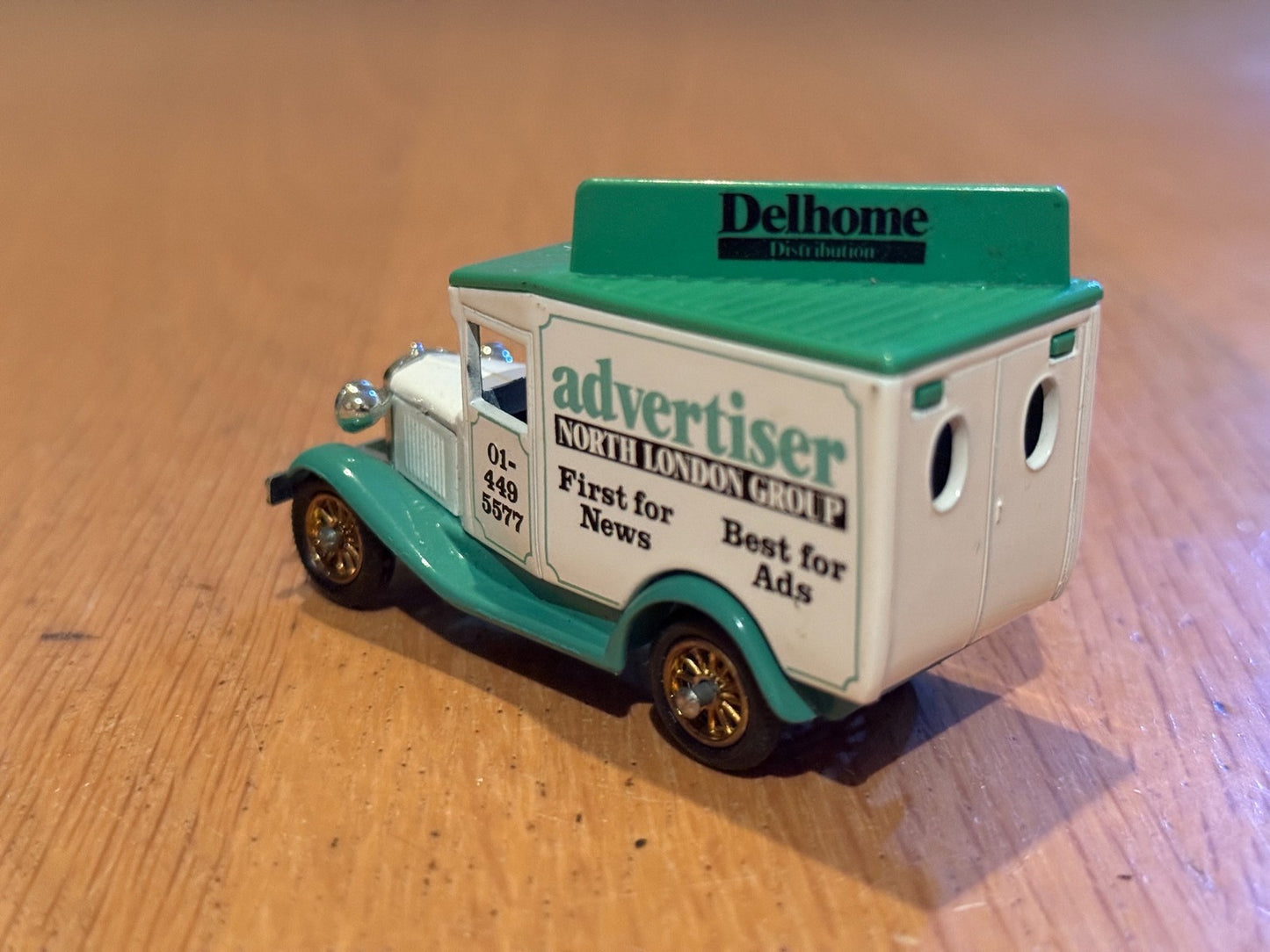 LP13073, Model A Ford Van, Advertiser North London Group, Delhome