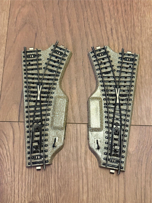 Marklin Vintage 3 Rail Track - Left and Right Hand Points