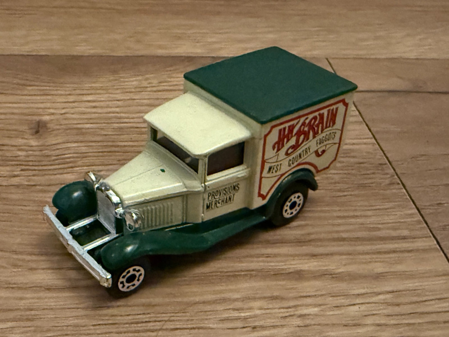 Matchbox MB-38 - Ford Model A Van - HH Brain West Country Faggots