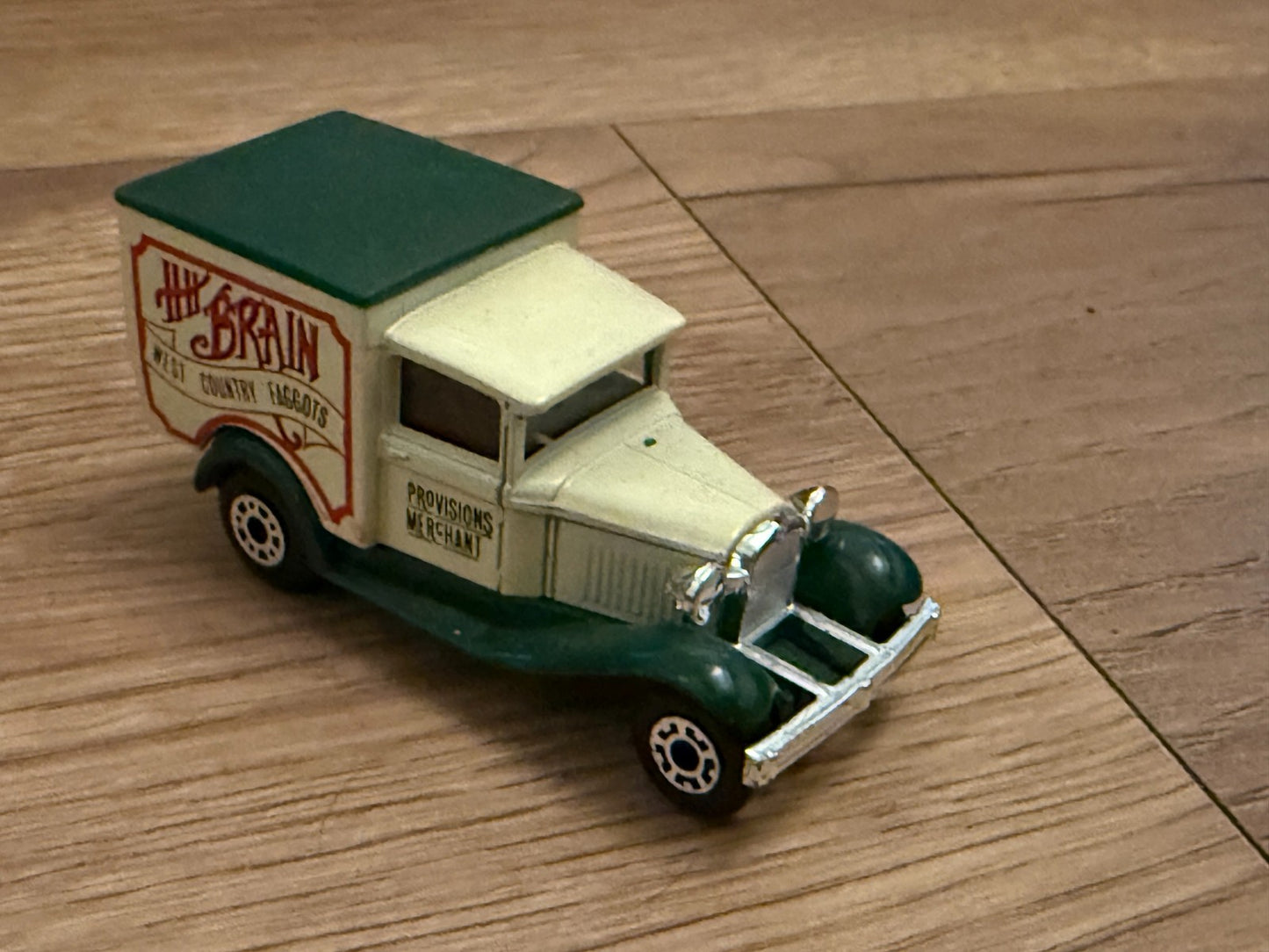 Matchbox MB-38 - Ford Model A Van - HH Brain West Country Faggots