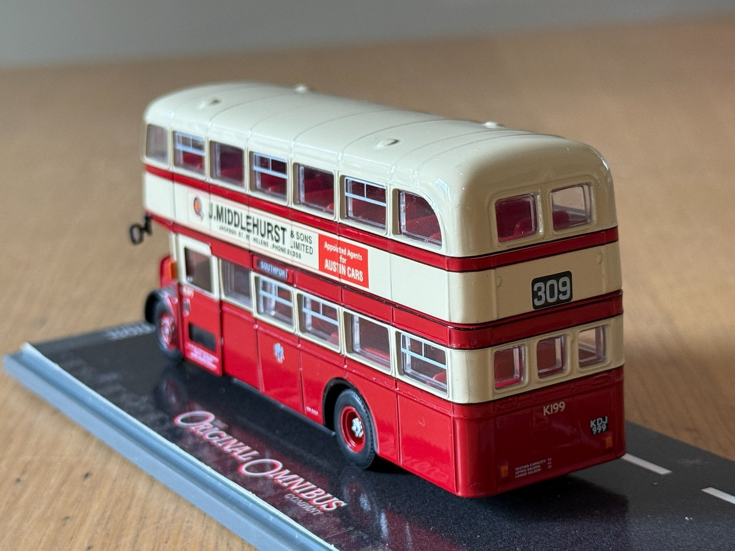 Original Omnibus 41101 AEC Regent V/East Lancs - St Helens Corpn. Transport