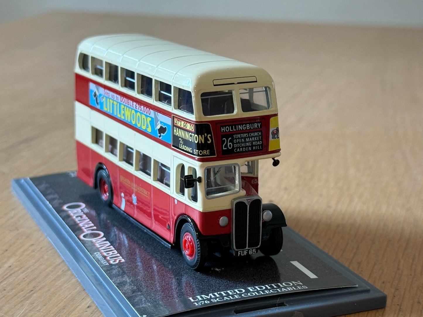 Original Omnibus OM40402 AEC Regent Weymann - Brighton Corporation