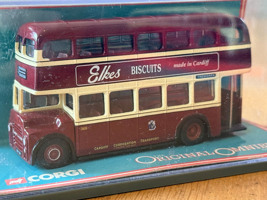 Original Omnibus OM41201 Leyland PD2A Cardiff Corporation RT - Tremorfa