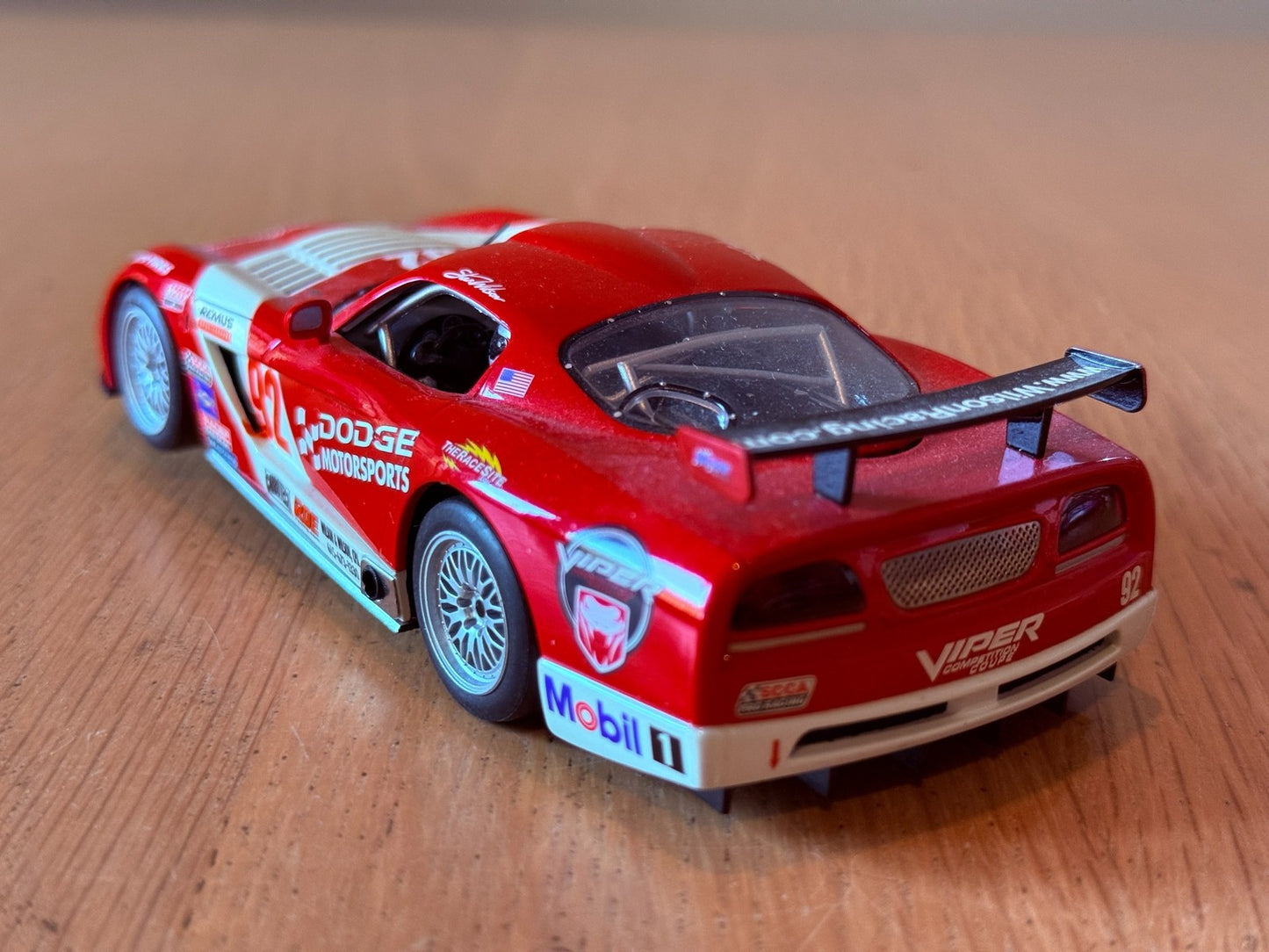 Scalextric 1/32 Slot Car - C2691D Red Dodge Viper No. 92