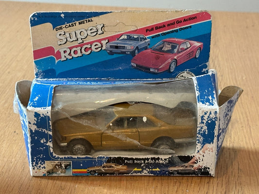 Welly Diecast Pull Back Super Racer - Mercedes SEL SEC Coupe