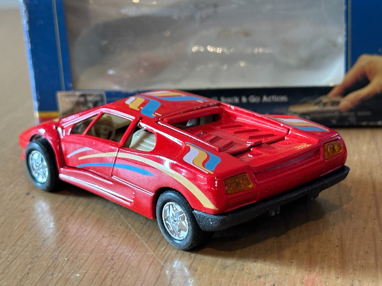 Welly Diecast Pull Back Super Racer - Lamborghini Diablo
