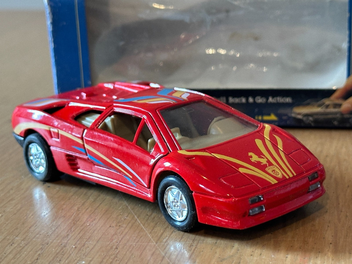 Welly Diecast Pull Back Super Racer - Lamborghini Diablo