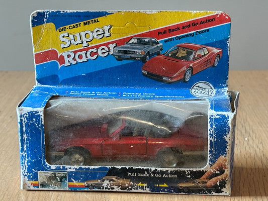 Welly Diecast Pull Back Super Racer - Jaguar XJS Convertible